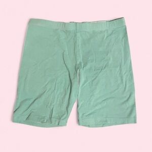 wonder nation Mint Green Athletic Bike Shorts